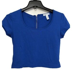 Blue Women's Crop Top